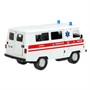 Модель FY2418P-1 UAZ УАЗ 452 СКОРАЯ, 18,5 см, св-зв,дв,люк,баг,ин,бел Технопарк - фото 62802717