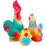 Набор резиновых игрушек Логопедический Петушок,курочка и цыпленок СИ-1069 - фото 62804800