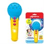 Микрофончик Песенки для малышей с огоньками голубой 4680019284804 - фото 62805270