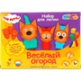 Набор для творчества Тесто для лепки Три Кота Весёлый огород 24 см MultiArt DSET-TC-121473D - фото 62809148