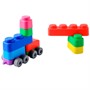 Конструктор Мягкие кирпичики plus.Веселый транспорт 21 дет+колесики 04033 - фото 62809389