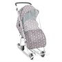 Санки коляска Наши детки НДТ3-1К/4 с ромбиками серый /Ника/ - фото 62809627