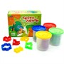 Набор для творчества Тесто для лепки 560гр в банках, формы П126 - фото 62810682