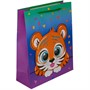 Пакет 26х10х32см 3D с блестками Звери 141V-937 - фото 62811210