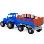 Трактор Мастер с прицепом № 2 синий в сеточке 84781 П-Е /6/ - фото 62814993