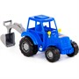 Трактор Мастер с лопатой синий в сеточке 84873 П-Е /12/ - фото 62814999