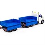 Автомобиль Профи бортовой с прицепом инерционный со светом и звуком синий в коробке 92564 П-Е /4/ - фото 62815322