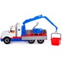 Автомобиль Майк кран с манипулятором (бело-синий) (в сеточке) 94308 П-Е - фото 62815398