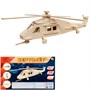 Деревянный Конструктор Вертолёт СМ-4719-А4 - фото 62818396