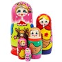 Деревянная Матрешка Подворье 5 шт. Р-45/747 - фото 62818871