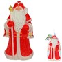 Кукла Дед Мороз 23 см в красном В4469 - фото 62818953
