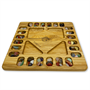 Настольная игра из дерева «Манкала (Калах)» до 4 игроков XS - фото 64802560