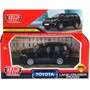 Модель PRADO-11-BK TOYOTA LAND CRUISER PRADO длина 10,5 см, инерц, черный Технопарк в кор. - фото 65341159