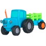 Модель BLUTRA-11CART-BU Синий трактор с телегой 11 см, инерц, синий Технопарк в кор. - фото 65416510