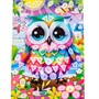 Набор для творчества Геометрическая мозаика из эва 15х21 см Сова МУЛЬТИ АРТ EVAGEO-112370 - фото 65868278