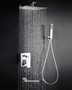 Elbe Встраиваемый душевой комплект 3 режима TVZ-0812 Хром - фото 67452321