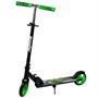 Самокат двухколесный зеленый колеса 145 мм 141V-1122 - фото 68751833