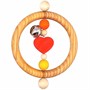 Деревянная Погремушка Сердечко с бубенчиком 03032 - фото 69742093