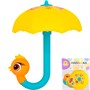 Игрушка для купания Levatoys MK2609C Зонтик желтый в пак. - фото 69743626