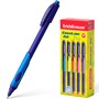 Ручка шариковая синяя ErgoLine® Kids Stick&Grip Neon 0.7, Super Glide Technology 41539 /Erich Krause/ - фото 69745200