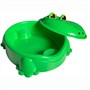 Песочница Лягушка с крышкой зеленая Пл-С362 - фото 69746203
