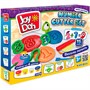 Набор для творчества Масса для лепки Joy Doh,набор NUMBER CUTTER SET-УЧИМСЯ СЧИТАТЬ,пресс формы для цифр и вычислений,19 аксессуаров,4 баночки с тестом (4 x 50 г.) NUMB-200 pot - фото 69746746