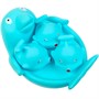 Резиновая игрушка Мыльница дельфин и дельфинята в сетке КАПИТОШКА B1326953-R - фото 69747134