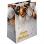 Пакет 18*23*10 см Happy Birthday шары 141V-1007 - фото 69749541