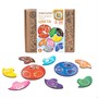 Деревянный Пазл Мои первые пазлы "Цвета" 05436 - фото 69751587