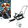 Снегокат 109 SNOWKAT Wheel Песик тракторист с П-образным толкателем и колёсами - фото 69755765
