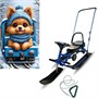 Снегокат 109 SNOWKAT Wheel Щенок с П-образным толкателем и колёсами - фото 69755766