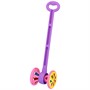 Каталка Весёлые колёсики с шариками фиолетово-розовая 760 Норд /10/ - фото 69759527