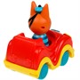 Игрушка на батарейках Машинка с фигуркой Коржика ТРИ КОТА 10 + песен, стихов и фраз HT1372-R - фото 69766040
