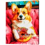 Набор для творчества Роспись по холсту 30х40 см. Пончик для корги ХК-3918 - фото 69770546