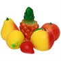 Набор резиновых игрушек Фрукты СИ-325 - фото 69772063