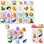Лото для малышей Зверята 4 карточки, 24 фишки Baby Toys 05613 - фото 69774651