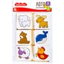 Лото для малышей Зверята 4 карточки, 24 фишки Baby Toys 05613 - фото 69774655