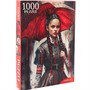Пазл 1000 Девушка с красным зонтиком П1000-0506 - фото 69774909