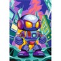 Набор для творчества Картина по номерам на холсте 20*30 см Нео-робот Рхд-047 Lori - фото 69786215