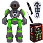 Робот на радиоуправлении BG1538/BG1538R русская озвучка зеленый в кор. - фото 69787842