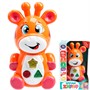 Игрушка на батарейках Сказочник Жираф 25 + песен,сказок и загадок Умка HT1383-R - фото 69788351