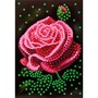 Набор для творчества Картина пайетками 26*18 см Розочка МУЛЬТИ АРТ SEQPIC-ROSE-110690 - фото 69796483