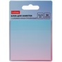 Блок для заметок-Gradient- Прозрачный Пластик 75X75мм 50л с клеевым краем Голубой/Розовый 090347 - фото 69797028