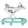Ходунки TURTLE 7 колес, свет, муз. зеленый W5701G - фото 69797715