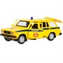 Модель 2104-12SLPOL-YE свет-звук ВАЗ-2104 жигули милиция 12 см,двери,желтый Технопарк в кор. - фото 69822729