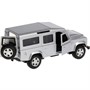 Модель DEFENDER-SL LAND ROVER DEFENDER серебристый Технопарк  в коробке - фото 69824699