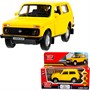 Модель LADA4X4-12-YE LADA 4х4 12 см, двери, багаж, инерц,  желтый Технопарк  в кор. - фото 69827723