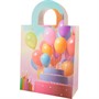 Пакет 34х21х10см с вырубной ручкой Торт с возд.шарами 141V-964 - фото 69828562