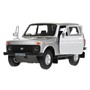Модель LADA4X4-12-SR LADA 4x4 12 см, двери, багаж, инерц, серебр Технопарк  в кор. - фото 69829449