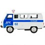 Модель 600-09021XHR УАЗ 39625 Полиция ДПС 6402В Технопарк  в коробке - фото 69829972